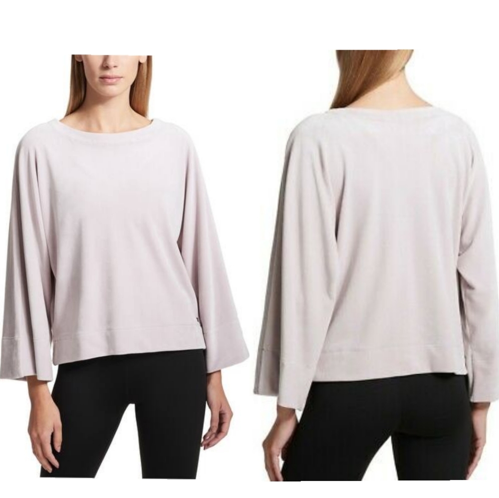 NWT DKNY Sport Kimono Sleeve Pink Sweater